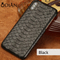 Luxury phone case and accessories python leather skin magnetic phone shell