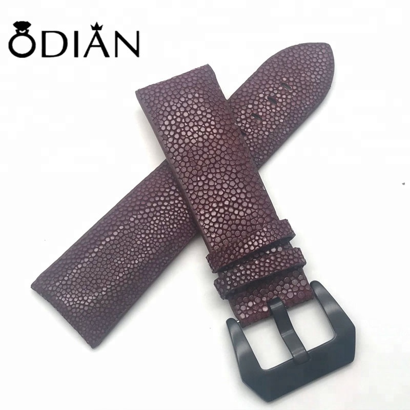 Hot selling Customized Stingray skin leather Watch Strap