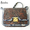 2020 fashionable and small leather shoulder bag, embossed trendy bag, can be customized logo