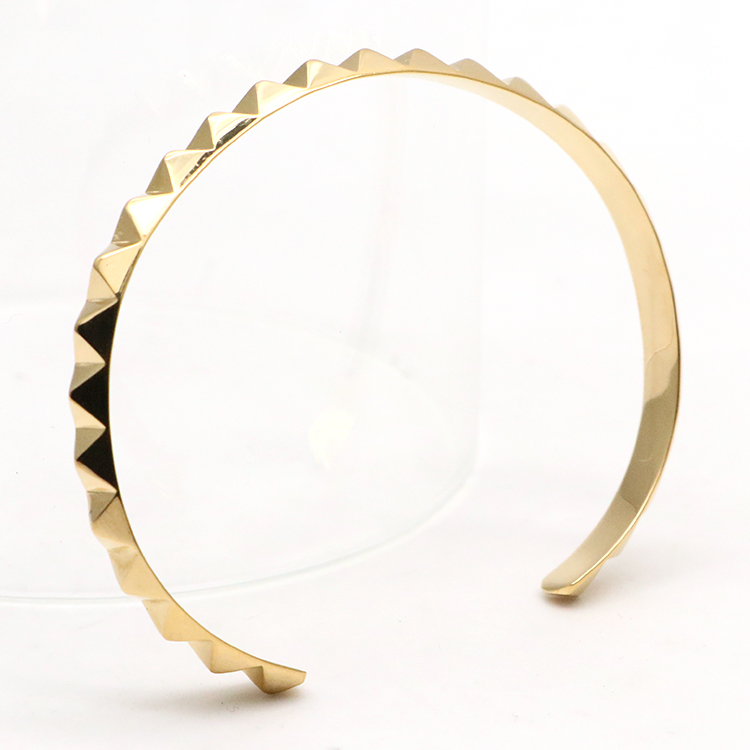 Odian Jewelry 316L Stainless Steel Engraved Womens Cuff Bracelet Provide Custom
