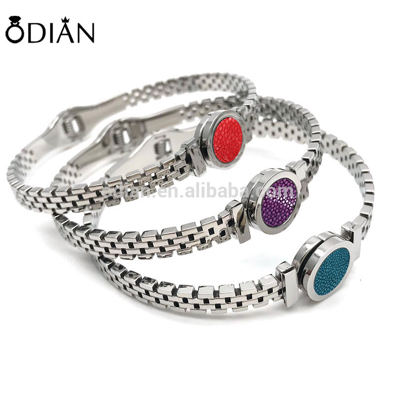 Fashion stainless steel charm bracelet bangles, new stainless steel women bangle bracelet