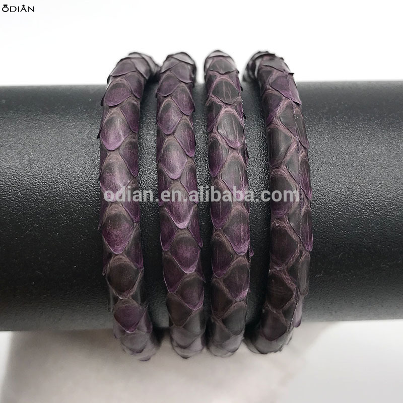 FREE SHIPPING Hot statement in American and Europe market genuine stingray leather nail bracelet for 5mm