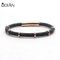 Fashion bracelet 2020 jewelry 14k gold beads wholesale womens mens leather bracelets