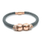 Fashionable magnet bracelet genuine stingray skin bracelets 316l stainless steel bracelet