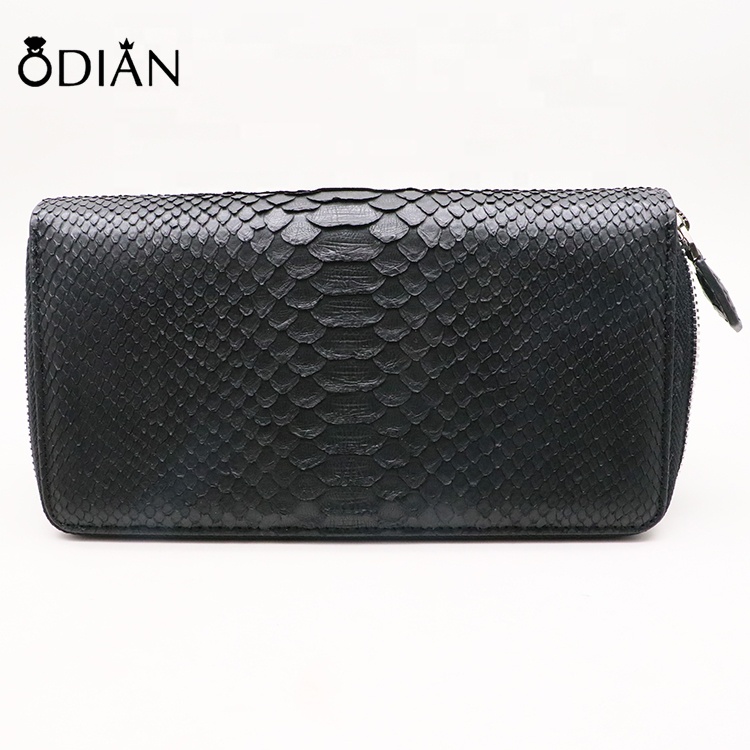 Luxury 100% Handmade Genuine business snakeskin wallet classical Python leather clutch long wallets