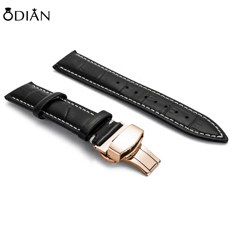 Wholesale Vintage Leather Watch Band Strap Quick Release Exchangable Waterproof 16/18/20/22/24mm Leather Strap brand in bulk