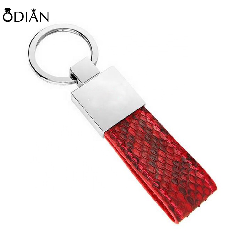 2018 ODIAN Leather Accessories Python Skin Key Chain Key Holders
