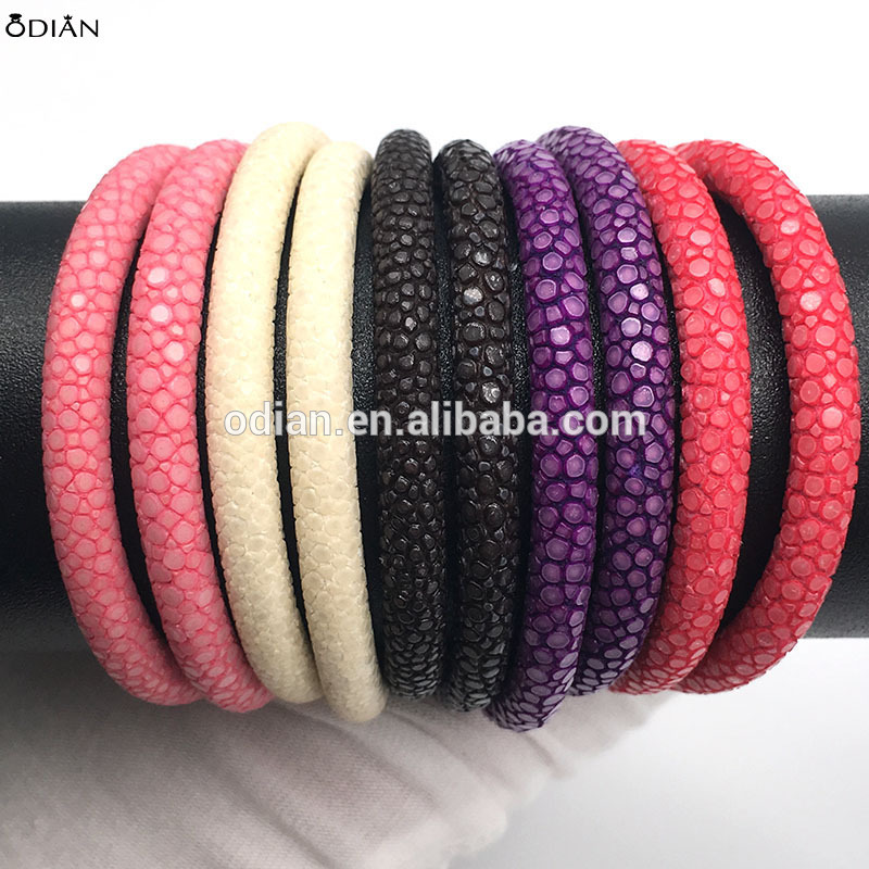 Wholesale China Manufacture Jewelry Finding Stainless Steel Clasps jewelry For Stingray Round Leather Cord