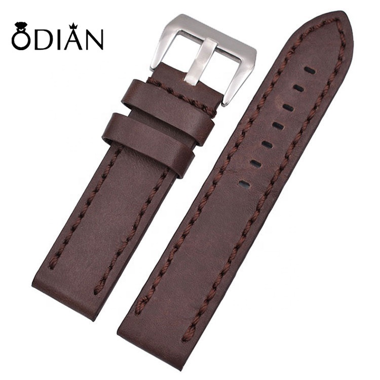 100% Frosted leather watchband Apple Watch Series 5/4/3 With Stainless Steel Button 44/42mm 40/38mm