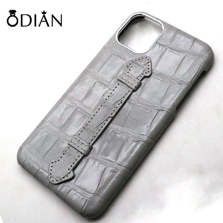 Fashion style best selling designer for real crocodile skin phone 11 pro max case