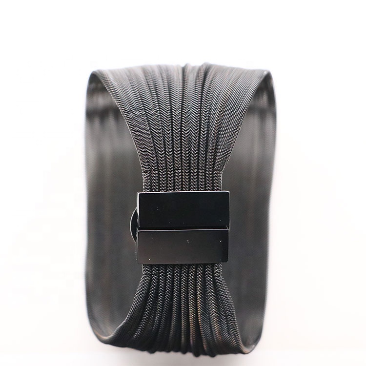 Stainless Steel Mesh Belt Buckle Bracelet plated adjustable more colors for choice bracelet bangle for India Market