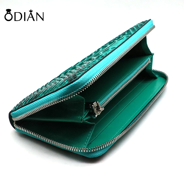 Fashion python leather long purse, real python leather purse clutch zipper for men and women's bags