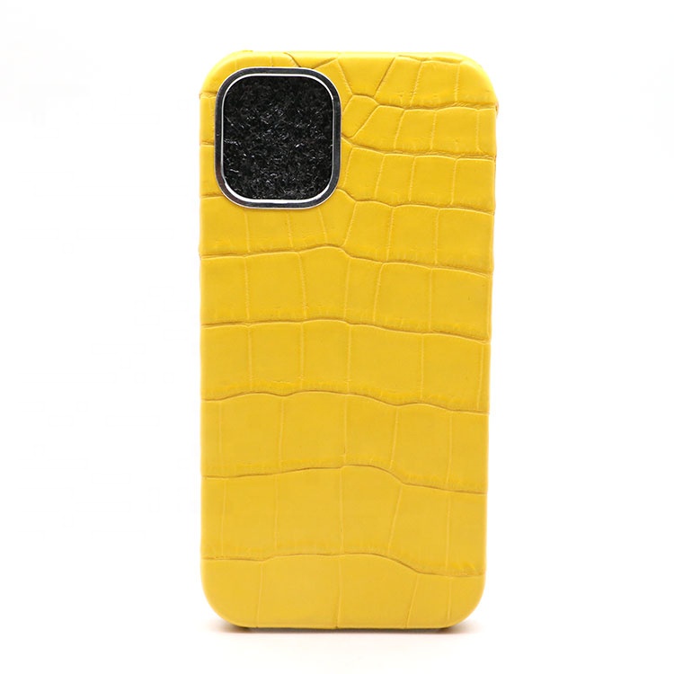 Luxury business crocodile skin leather hard phone case for iphone 12pro/12/12pro max strong case