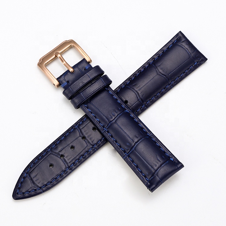 Manufacturer strap leather strap watch with accessories men and women leather belt black / brown / blue/white cow leather strap