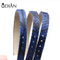 Genuine Flat Stingray and Python 10 mm Flat Leather Cord Customized Size 5-20 mm Wide Jewelry Necklace Bracelet Leather Cords