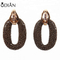 New style top grade leather stingray fish skin earring