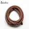 3-8MM braided leather rope leather rope for bracelets braided cord cow leather cord for jewelry making