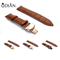 High end Quality New Universal Watch Replacement Accessories Wholesale Cowhide Crocodile Pattern Buckle Leather Watch Strap