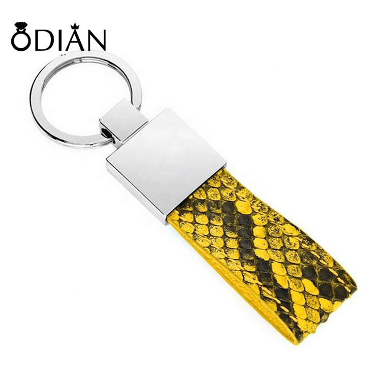 high quality luxury python leather key holder,various colors are available