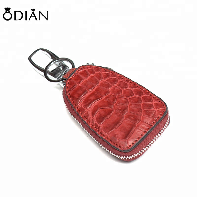Genuine leather key Bags Purses Crocodile Foot Claw Skin Leather Key bag
