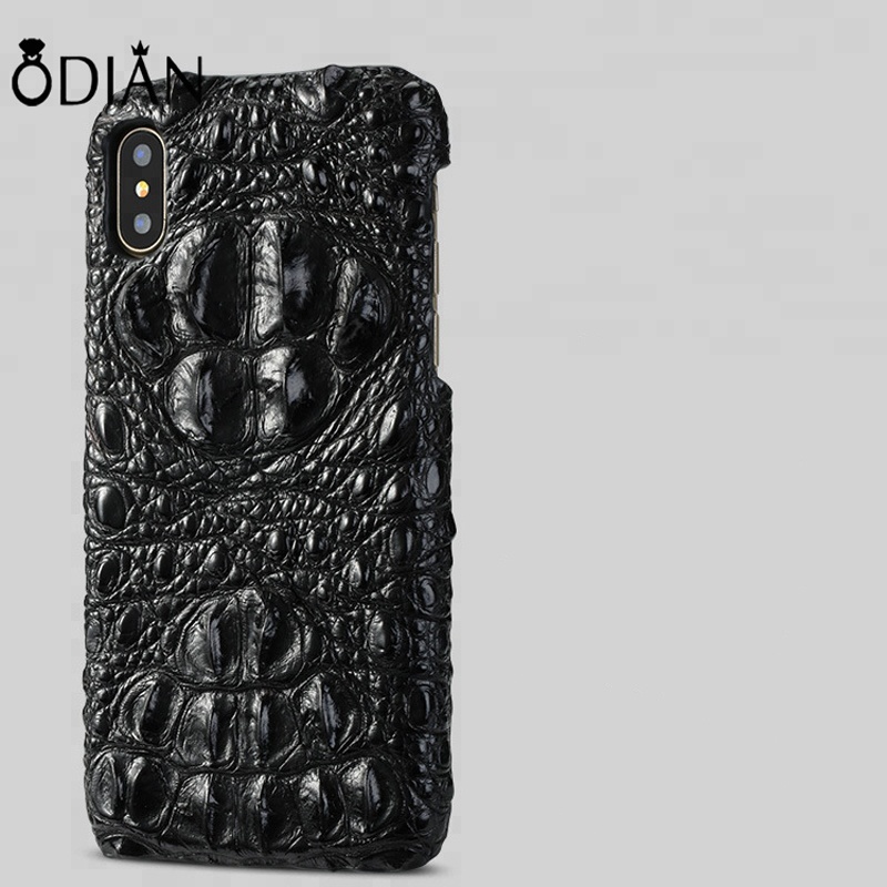 Luxury Genuine Crocodile skin custom leather phone case