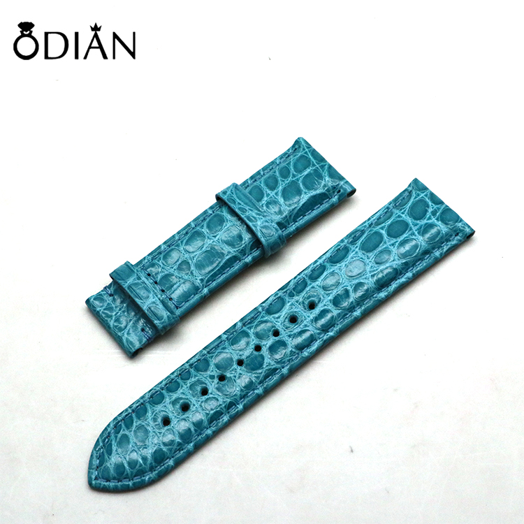 New to crocodile leather watchband, detachable bow strap