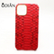 Real Python Skin High End Cell Phone Cases Luxury Fancy Back Cover Leather Phone Case For iPhone 11/12