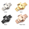 Black/ Silver/ Rose Gold /Gold Stainless Steel Watch Buckle Butterfly Deployment Clasps 20mm