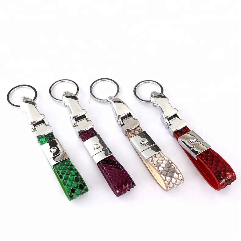 Leather Accessories Python Skin Key Chain Key Holders
