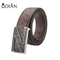 New design top quality genuine ostrich leather belt ,Stainless steel belt buckle, individual LOGO can be customized