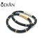 Wholesale in china Bracelet rope snakeskin leather bangle for Men lady