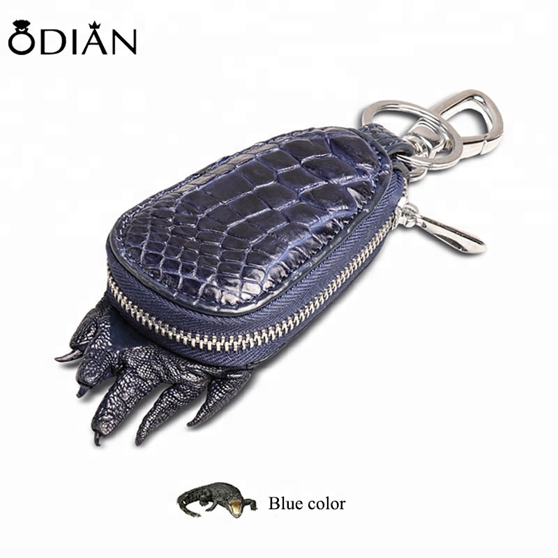 Luxury top quality Crocodile Leather Car Key Case Wallet Keychain Bag