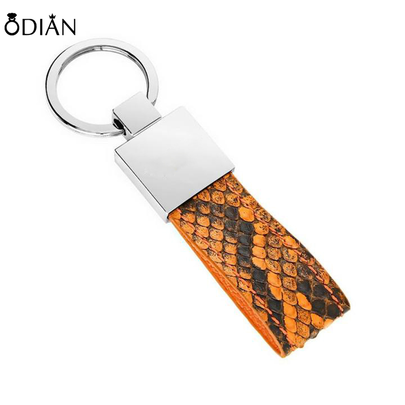 2018 Hot selling Leather Accessories Python Skin Key Chain Key Holders