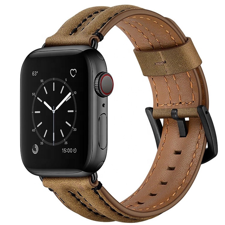 High quality leather watch strap for Apple watch series 1 2 3 4 watch genuine leather band