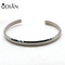Best Selling Factory Personalized Bangle Bracelet 316L Stainless Steel Custom Engraved Cuff Bracelet with OEM Service Wholesale